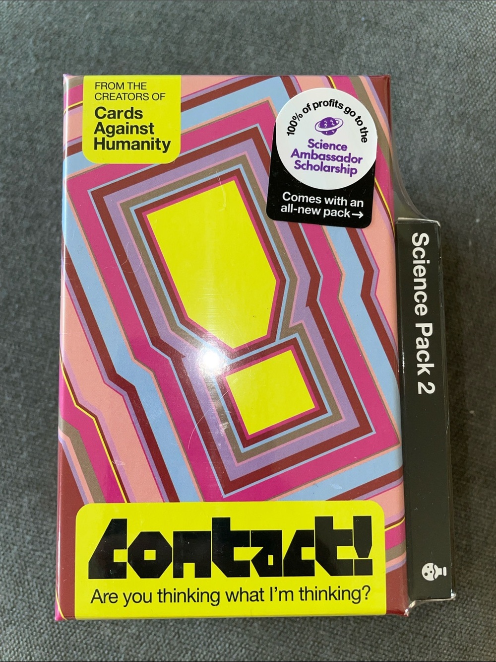 Contact! Card Game - Bright Multi-Color Box